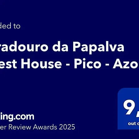 Bed & Breakfast Miradouro Da Papalva - Pico - Azores